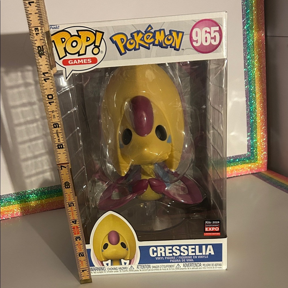 Pop! Funko #965 Cresselia Pokemon Exclusive C2E2 2024 NWT Giant / XL